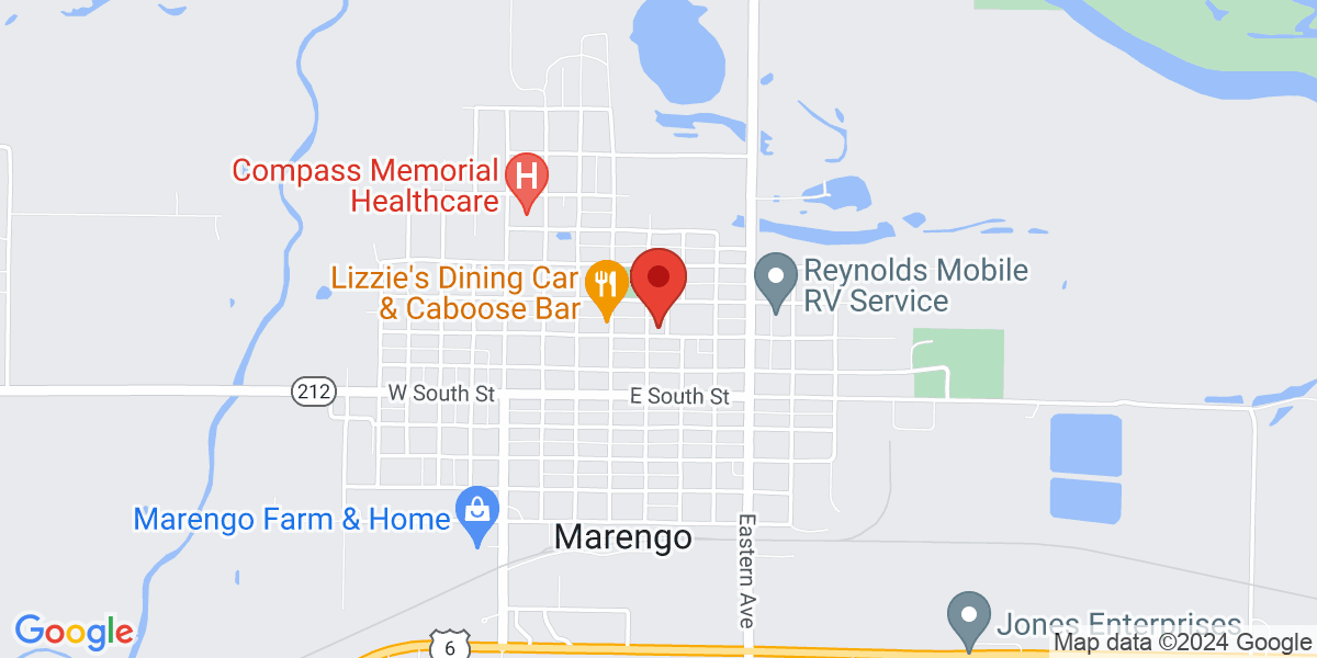 Map of Marengo Public Library